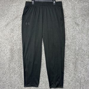 Under Armour Tech Pants Men's Size XL Green Tapered Leg Loose Fit Track Athletic